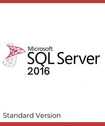 SQL Server 2016 standard license – 1 USER