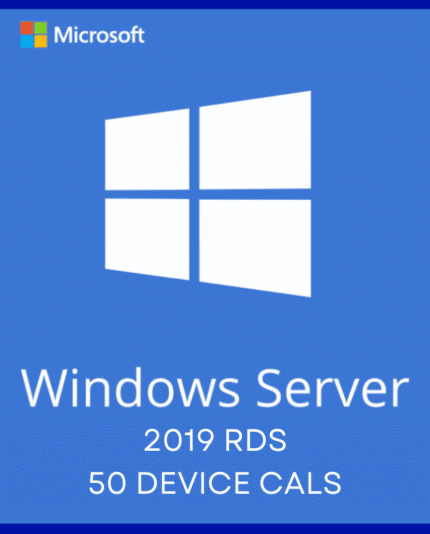 Windows Server 2019 Remote Desktop Services – 50 User CALs Certificate