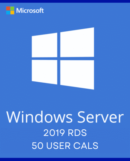 Windows Server 2019 Remote Desktop Services – 50 Device CALs Certificate
